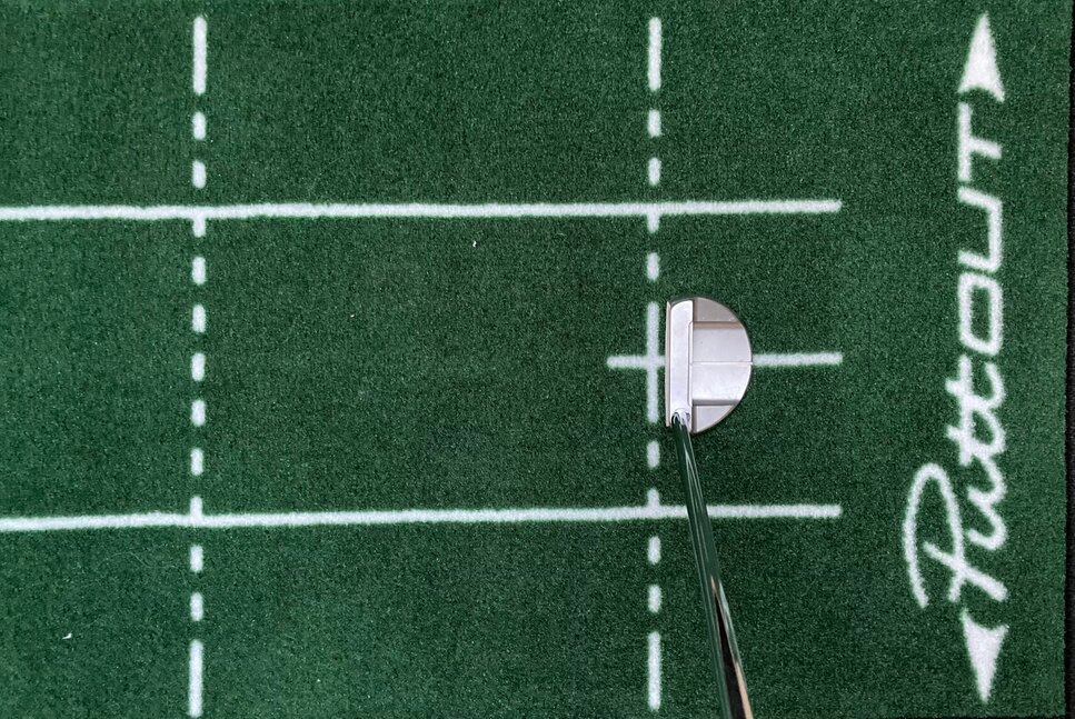 putting mat review the PuttOut alignment system lets you know when you are set up for a perfect putt