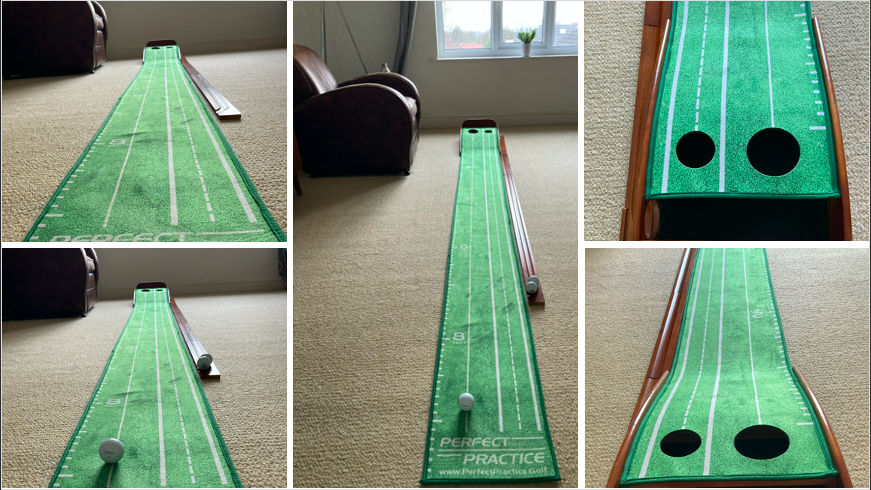 Perfect practice putting mat
