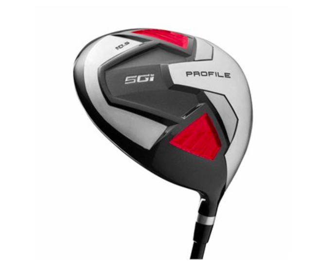 The Wilson Profile SGI complete set comes with a 10.5º driver with a graphite shaft pictured here