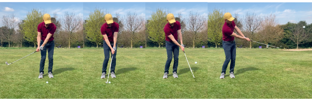 chipping tips: keep your head turning through to your target