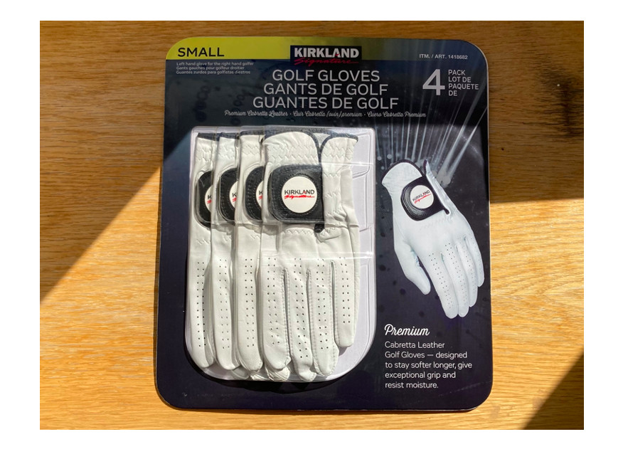 4 Pack of Kirkland golf gloves