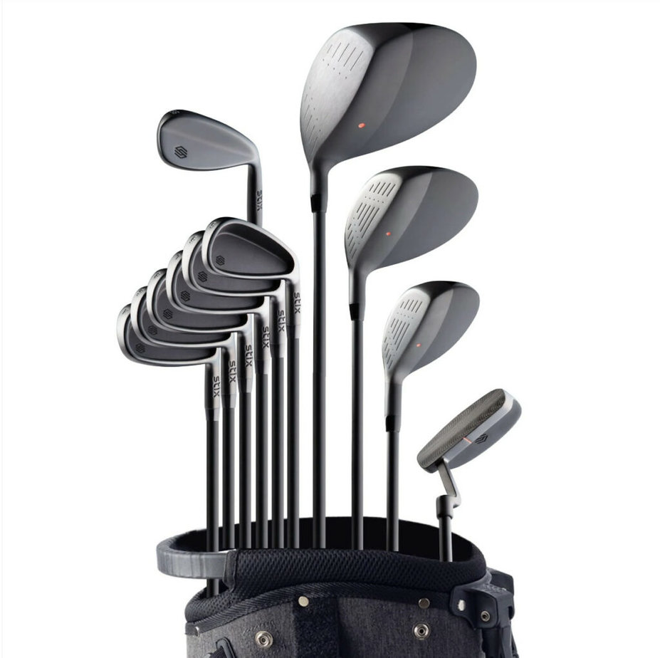 STIX Golf Performance Series golf clubs in black