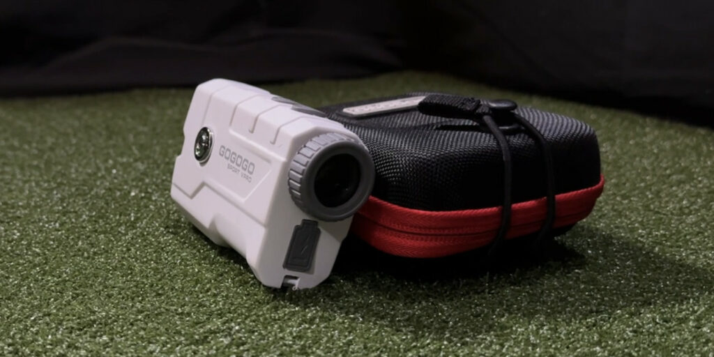 Gogogo Vpro affordable laser golf rangefinder in white
