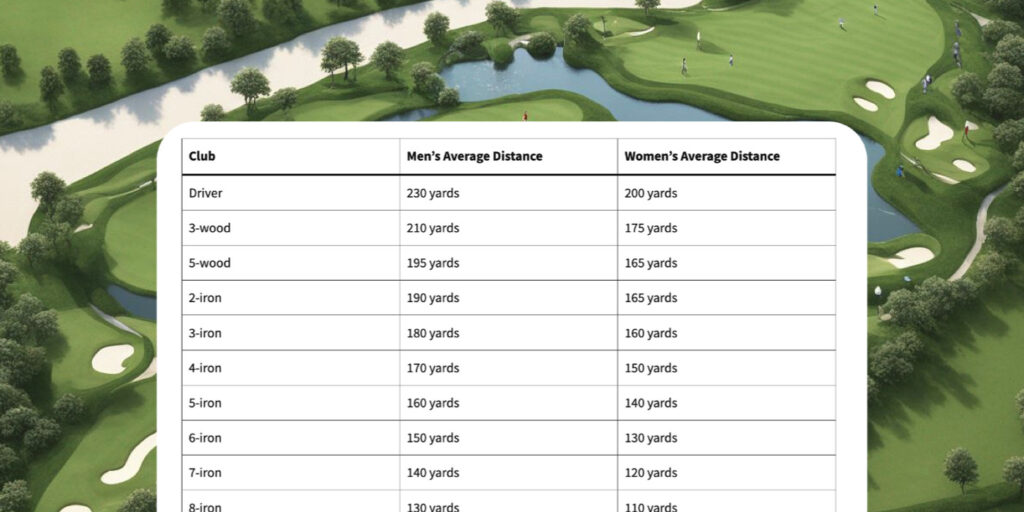 Distance Table Uk Golf Coaching – Golf Insider