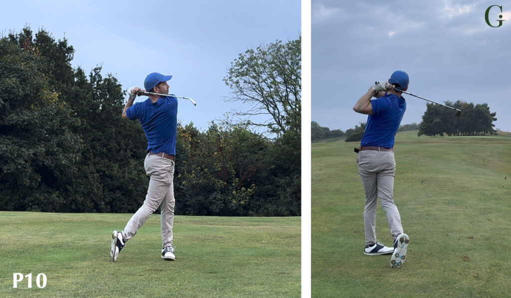 P10 Golf Position Face On & Down The Line