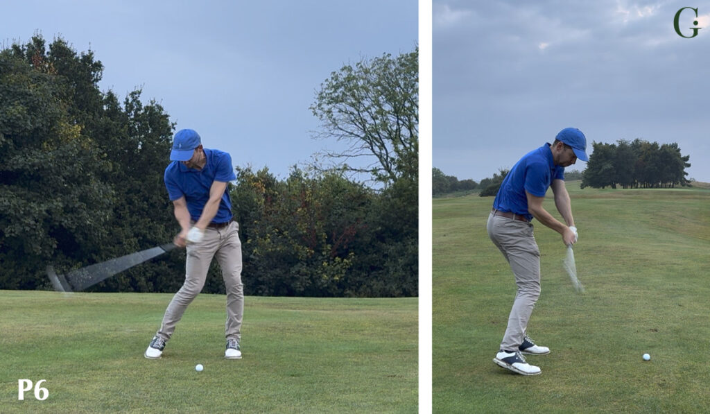 P6 Golf Position Face On & Down The Line