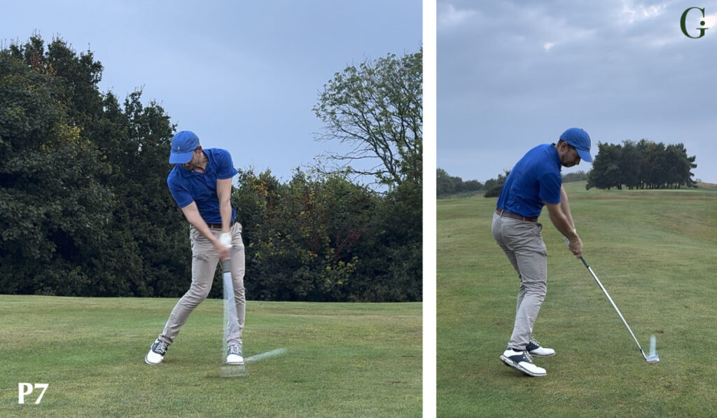 P7 Golf Position Face On & Down The Line