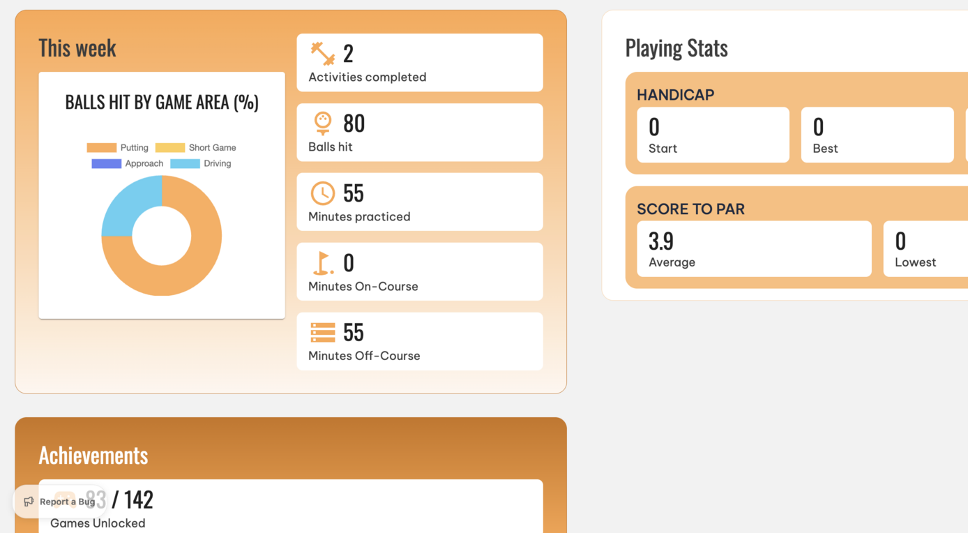 Break X Golf Practice Hub