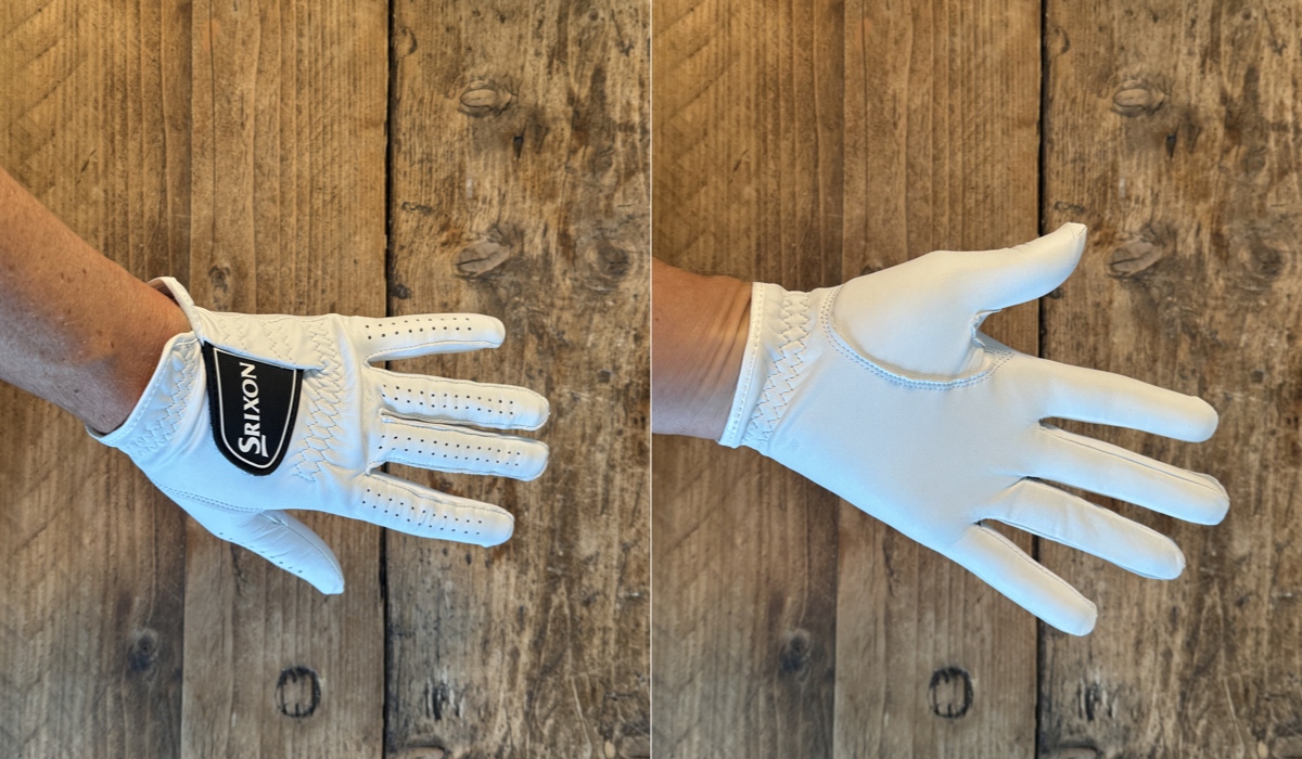 Srixon Cabretta Premium Golf Glove worn