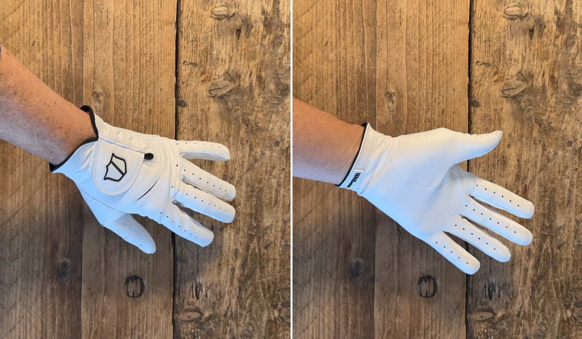 Wilson Staff Model Golf Glove worn